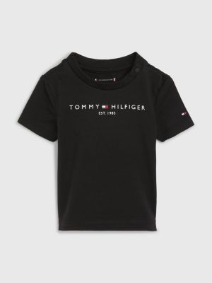 Essential Logo T-Shirt | BLACK | Tommy Hilfiger