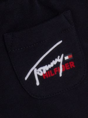 DESERT SKY Signature Logo Sweat Shorts for newborn TOMMY HILFIGER