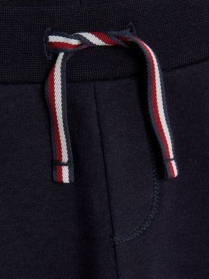 blue hilfiger monotype signature drawstring joggers for newborn tommy hilfiger