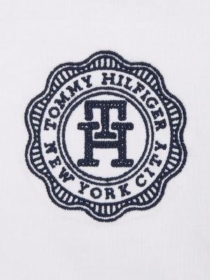 TH Monogram Stamp Relaxed T-Shirt | White | Tommy Hilfiger