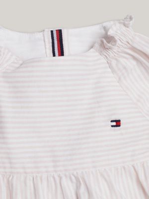 Tommy hilfiger pink and best sale black dress