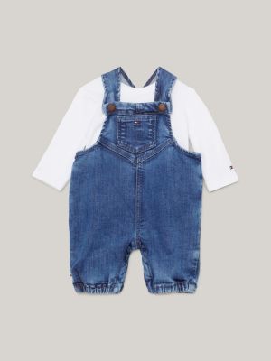 Conjunto de ropa para bebés y niños de moda casual traje de manga corta  camisa y pantalones cortos con tirantes, Azul, 1-2 Años : :  Ropa, Zapatos y Accesorios