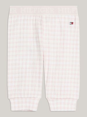 Gingham Check Leggings | Pink