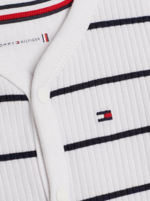 Combishort rayures c tel Blanc Tommy Hilfiger