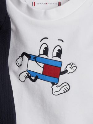 Tommy hilfiger cn best sale ss tee logo flag