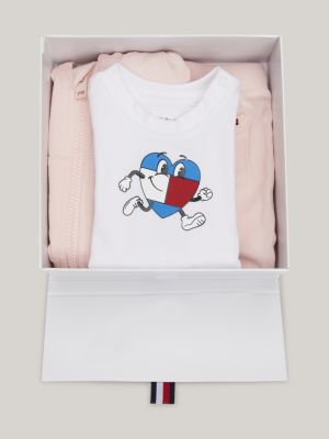 Conjunto de Bebé Tommy Hilfiger Niña Chiporro Rosa