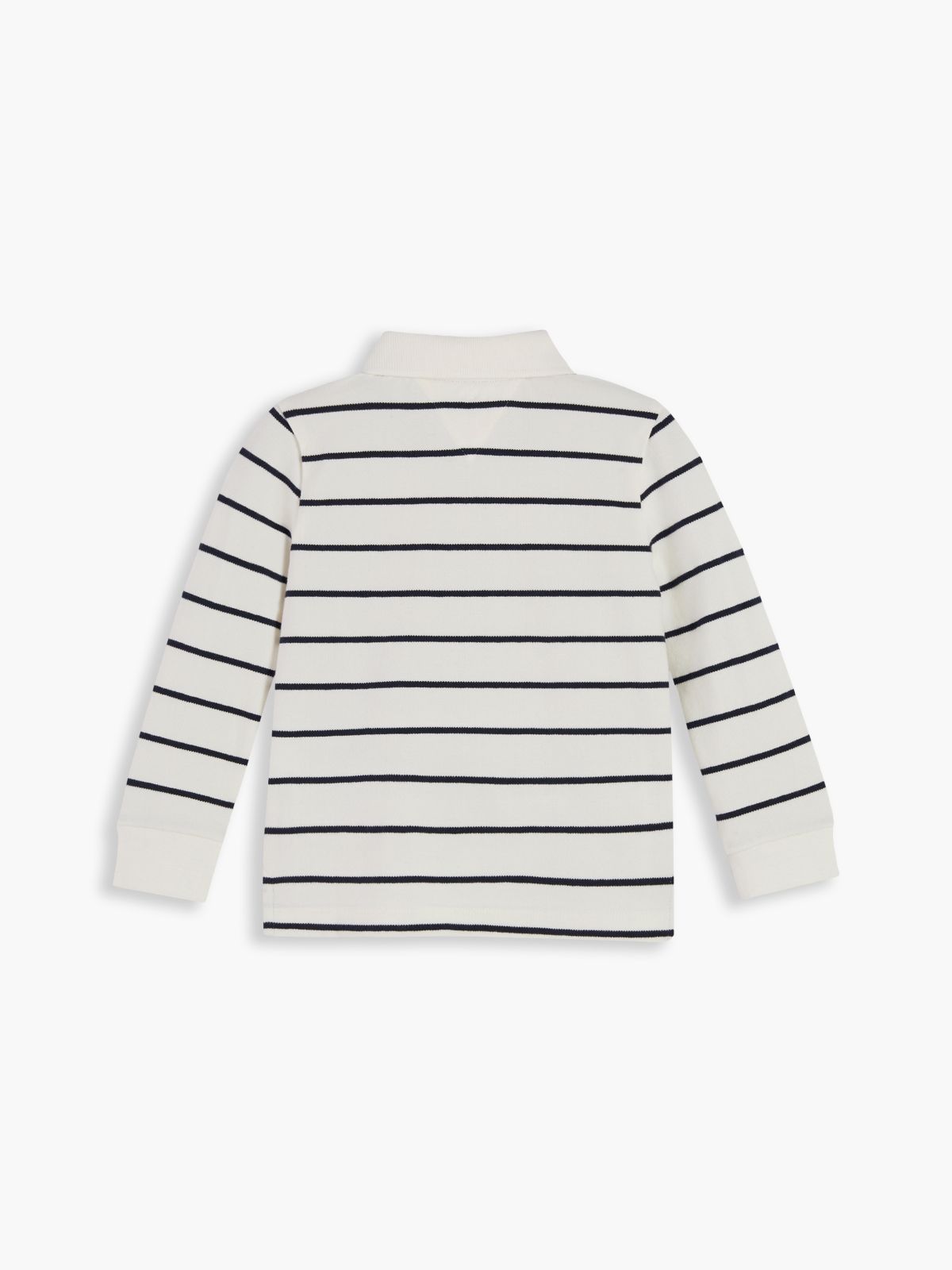Essential Regular Fit Long Sleeve Polo Shirt — White