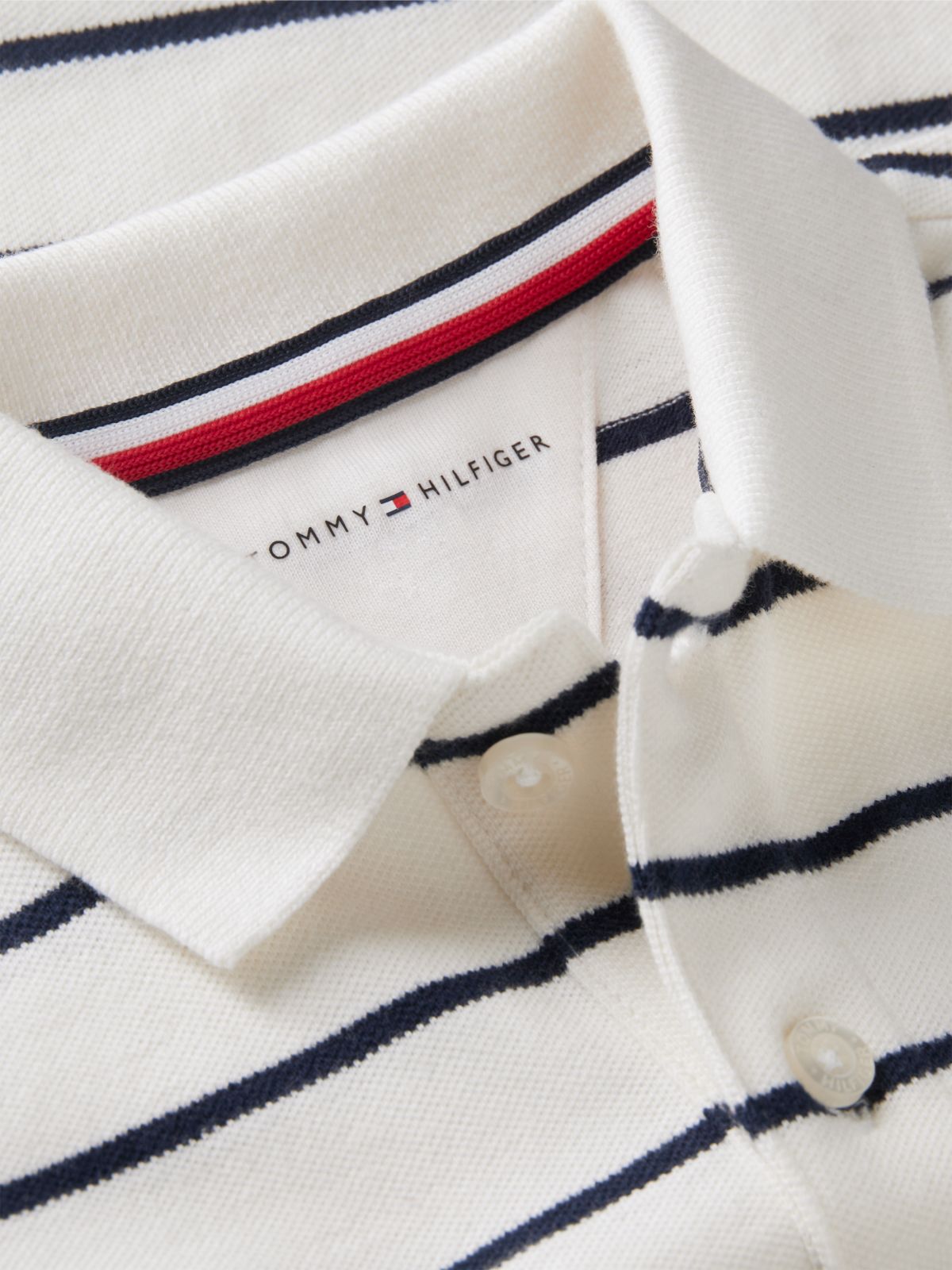 Essential Regular Fit Long Sleeve Polo Shirt — White