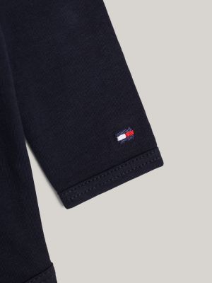 body hilfiger monotype à manches longues bleu pour nouveau-né tommy hilfiger