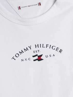 set regalo 3 pack body a maniche lunghe multicolore da neonato tommy hilfiger