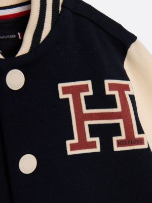 bomber varsity 1985 collection multicolore da neonato tommy hilfiger