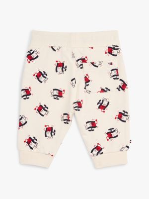jogging à motif et cordon de serrage multi pour nouveau-né tommy hilfiger