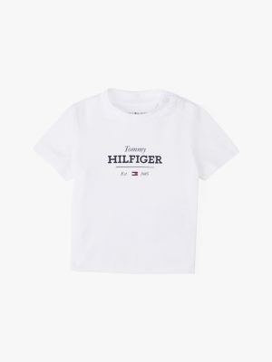 multi 1985 collection t-shirt met logo voor baby's - tommy hilfiger