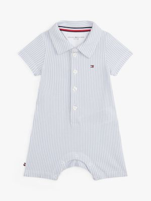 multi ithaca stripe shortall for newborn tommy hilfiger