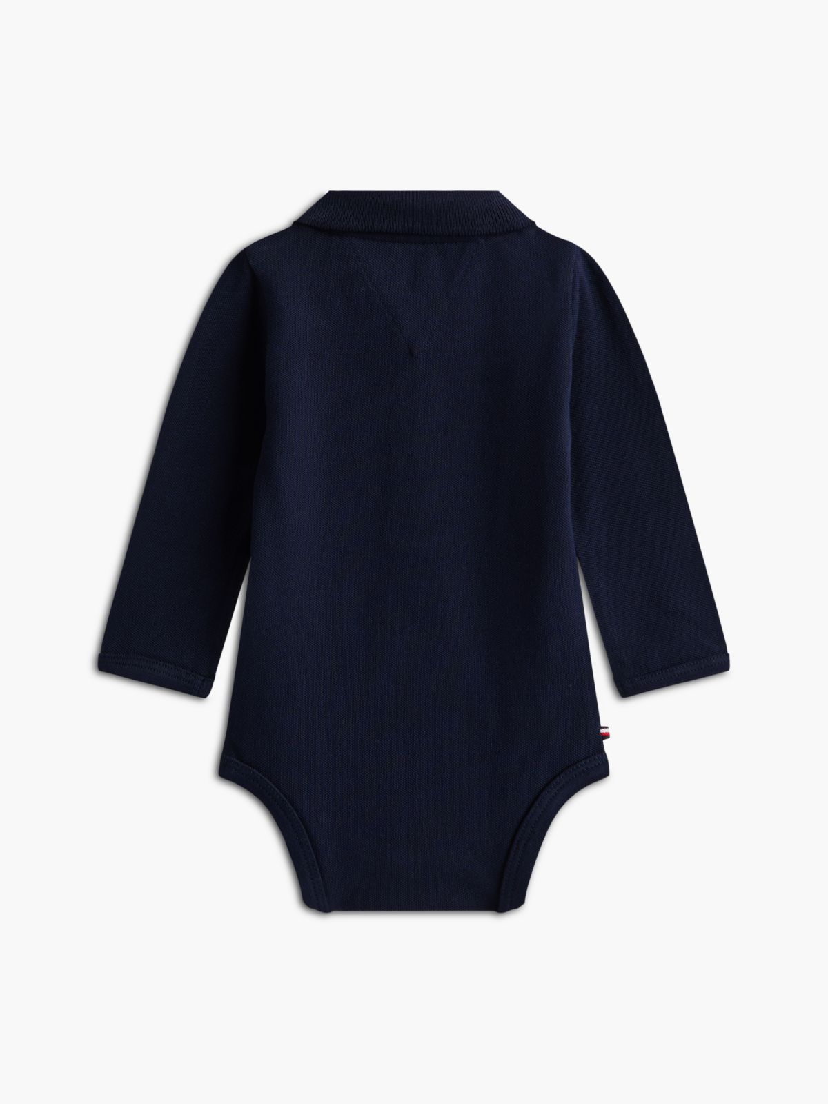 Long Sleeve Polo Bodysuit Gift Box — Blue