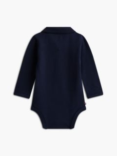Long Sleeve Polo Bodysuit Gift Box — Blue 2