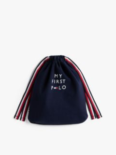 Long Sleeve Polo Bodysuit Gift Box — Blue 3