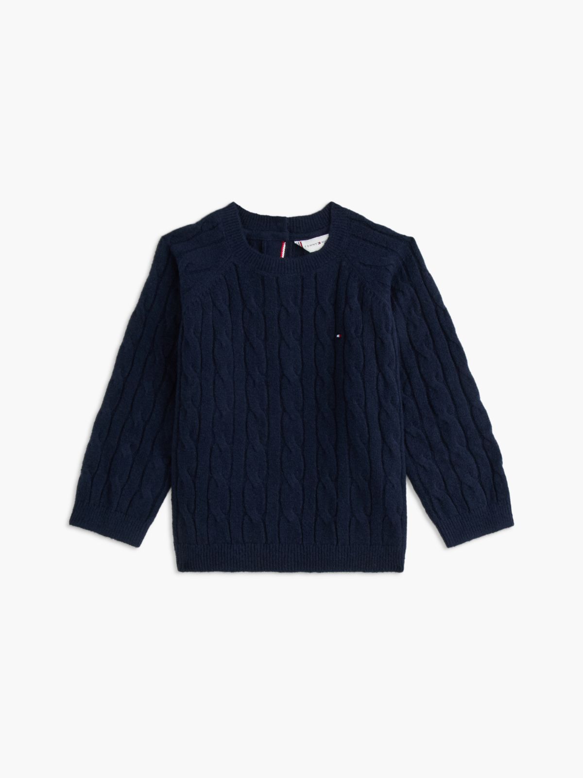 Cable Knit Three-Piece Outfit Gift Box — Blue