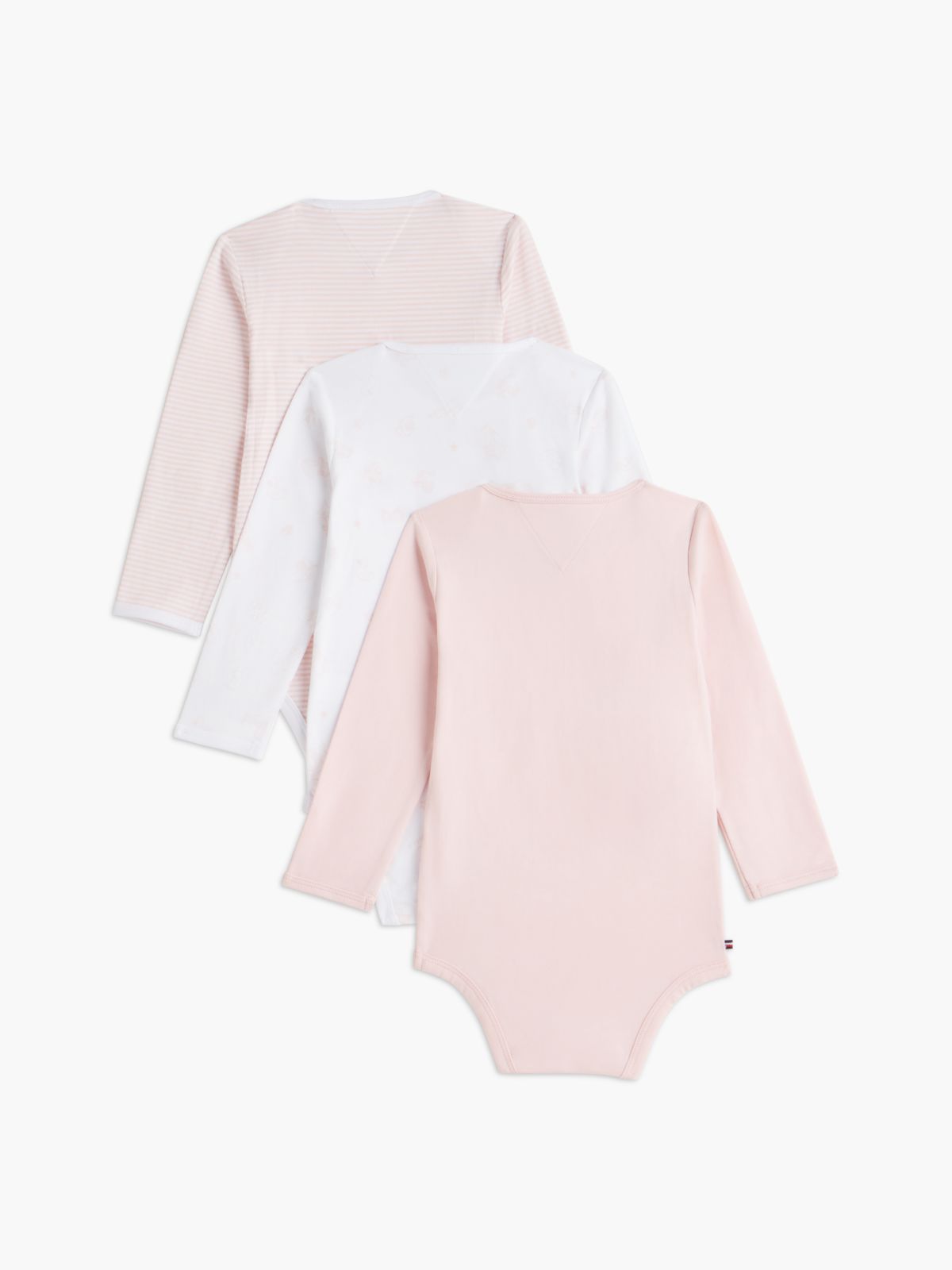 3-Pack Long Sleeve Bodysuits Gift Box — Pink