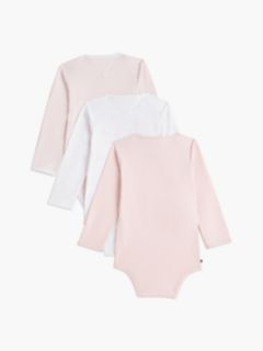 3-Pack Long Sleeve Bodysuits Gift Box — Pink 3