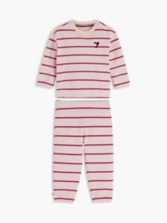 Heart Flag Sweatshirt And Joggers Set — Pink 1