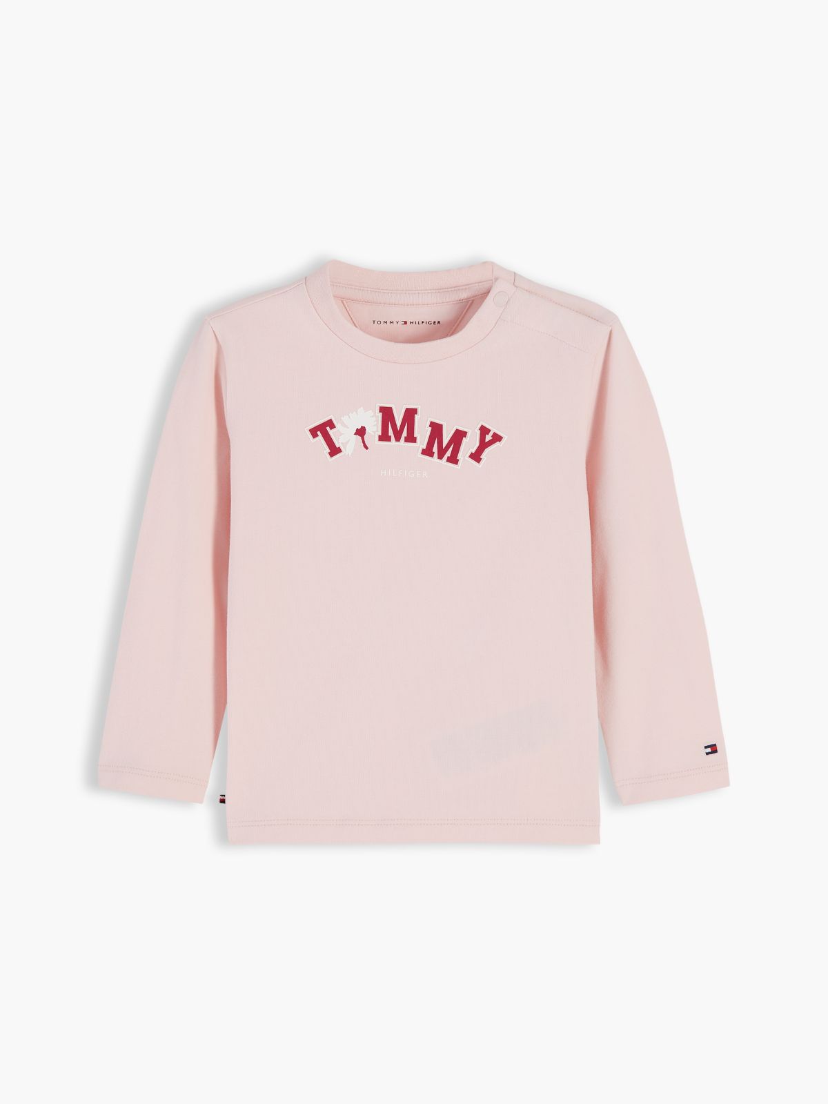 Logo Long Sleeve T-Shirt — Pink
