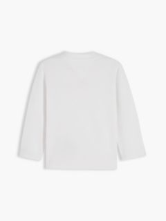 Logo Long Sleeve T-Shirt — White 2