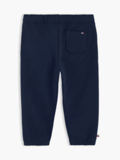 Elasticated Waist Cuffed Leg Joggers — Blue 2