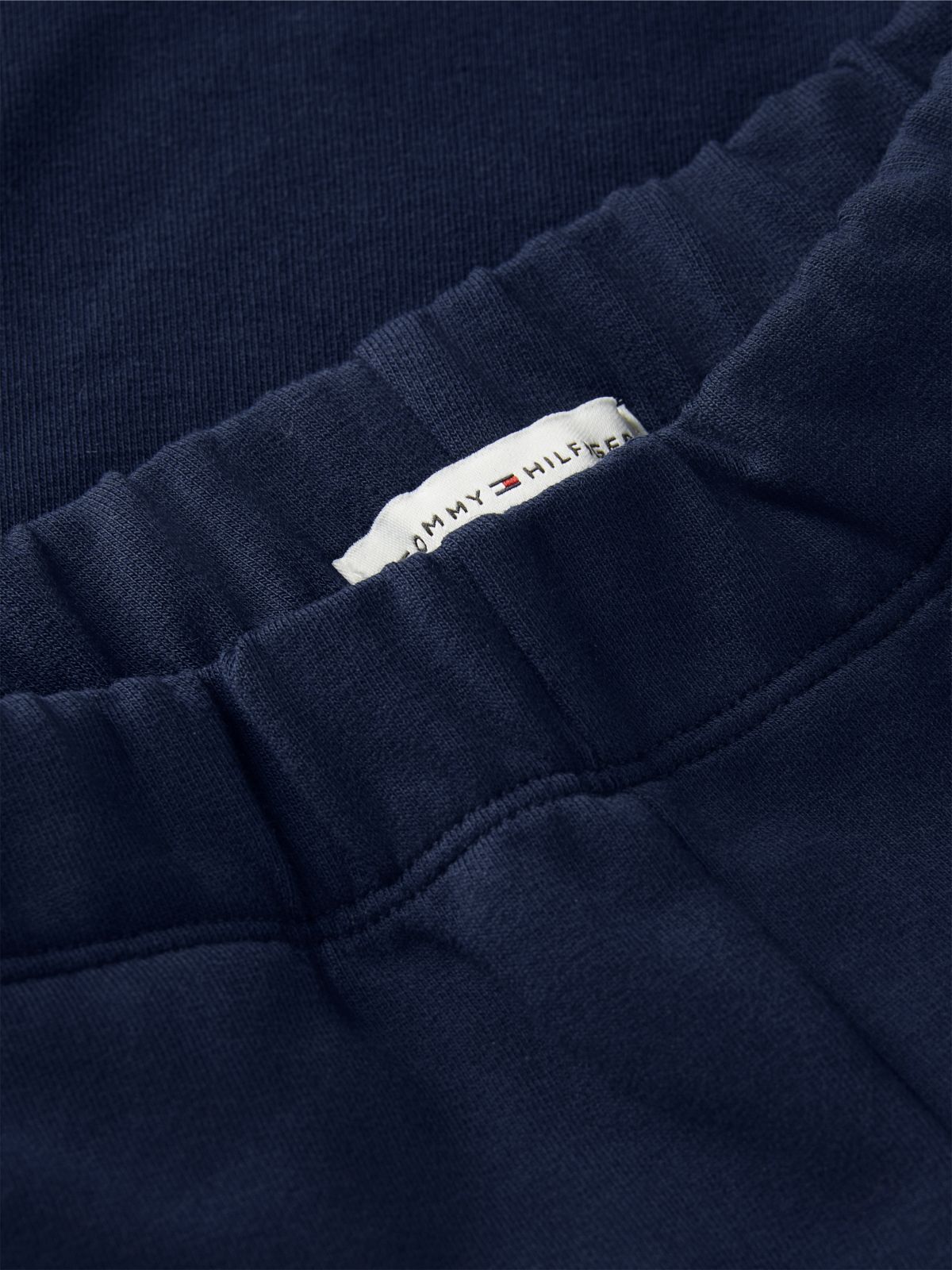 Elasticated Waist Cuffed Leg Joggers — Blue