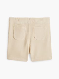 Essential Relaxed Denim Shorts — Beige 2