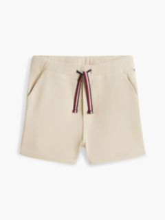 Essential Relaxed Denim Shorts — Beige 1