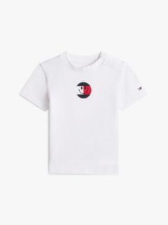 Smiley Logo Jersey T-Shirt — White 1