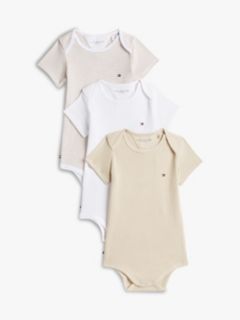 3-Pack Ribbed Bodysuits Gift Box — Beige 1
