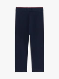 Essential Global Stripe Waistband Leggings — Blue 2
