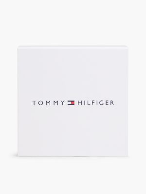 pink print wrap long sleeve t-shirt gift box for newborn tommy hilfiger