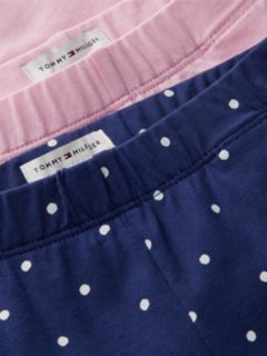 2-Pack Flag Embroidery Relaxed Leggings — Pink 2