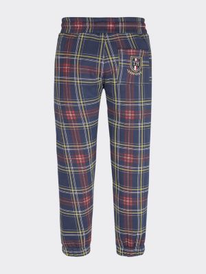 buffalo check joggers