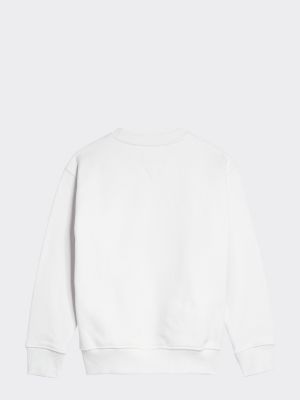 white tommy jeans sweatshirt