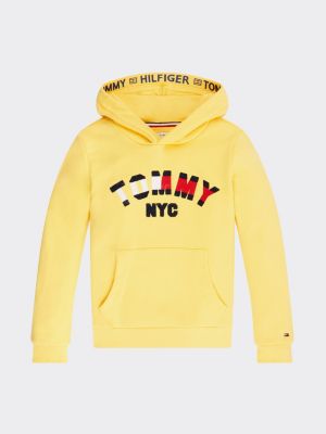 yellow tommy hoodie