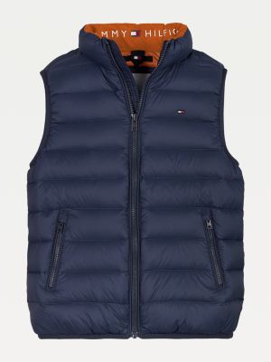 Recycled Lightweight Down Gilet | BLUE 