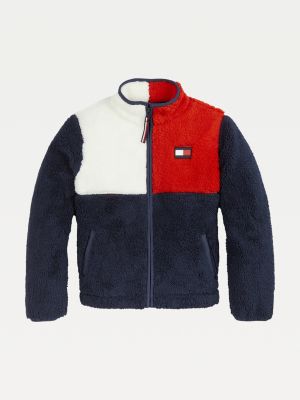 tommy fleece jacket