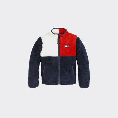 tommy hilfiger white fleece