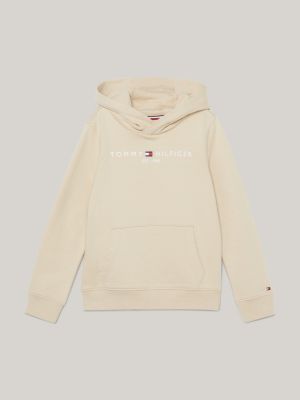  Tommy Hilfiger Sudadera con capucha para mujer, (Otoño/Invierno  2024) Beige Heather : Ropa, Zapatos y Joyería