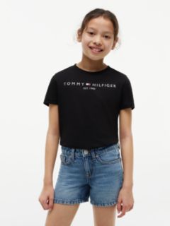 Essential Cotton Logo T-Shirt — Black 2
