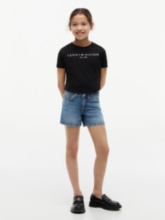 Essential Cotton Logo T-Shirt — Black 4