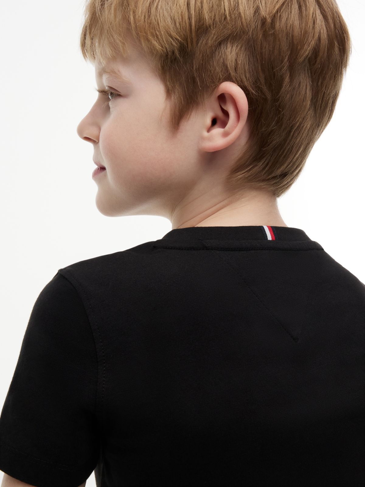Essential Cotton Logo T-Shirt — Black