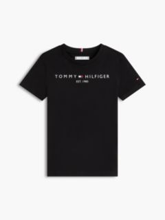 Essential Cotton Logo T-Shirt — Black 10