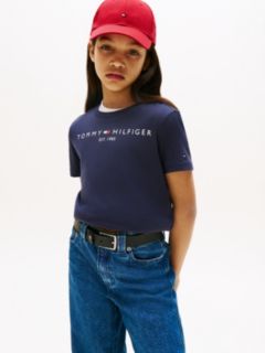 Essential Cotton Logo T-Shirt — Blue 2