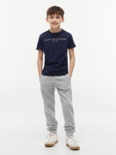 Essential Cotton Logo T-Shirt — Blue 3