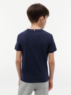 Essential Cotton Logo T-Shirt — Blue 7